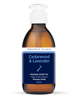 CEDARWOOD & LAVENDER MASSAGE OIL 200ML