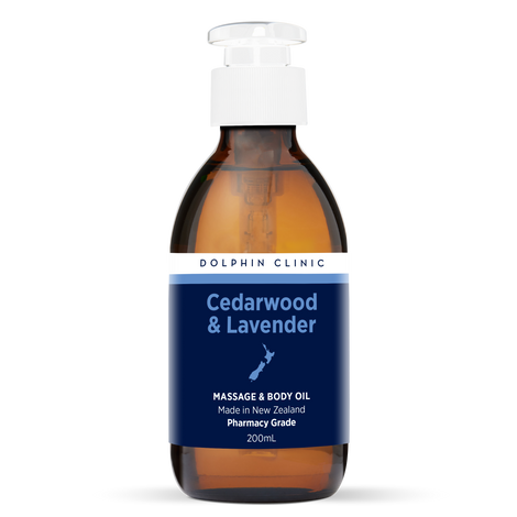 CEDARWOOD & LAVENDER MASSAGE OIL 200ML