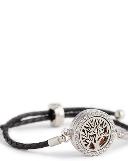 Aromatherapy Jewellery - Leather Bracelet